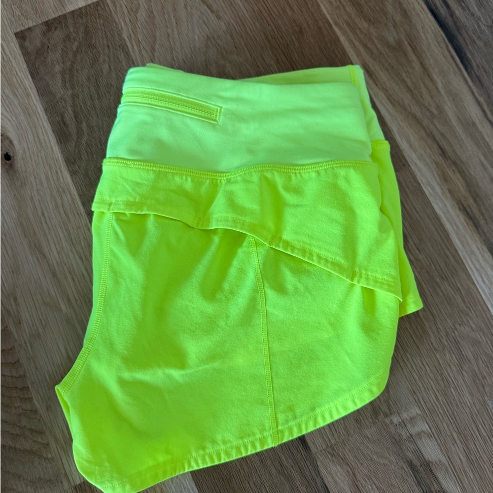 Neon Yellow Women's Shorts